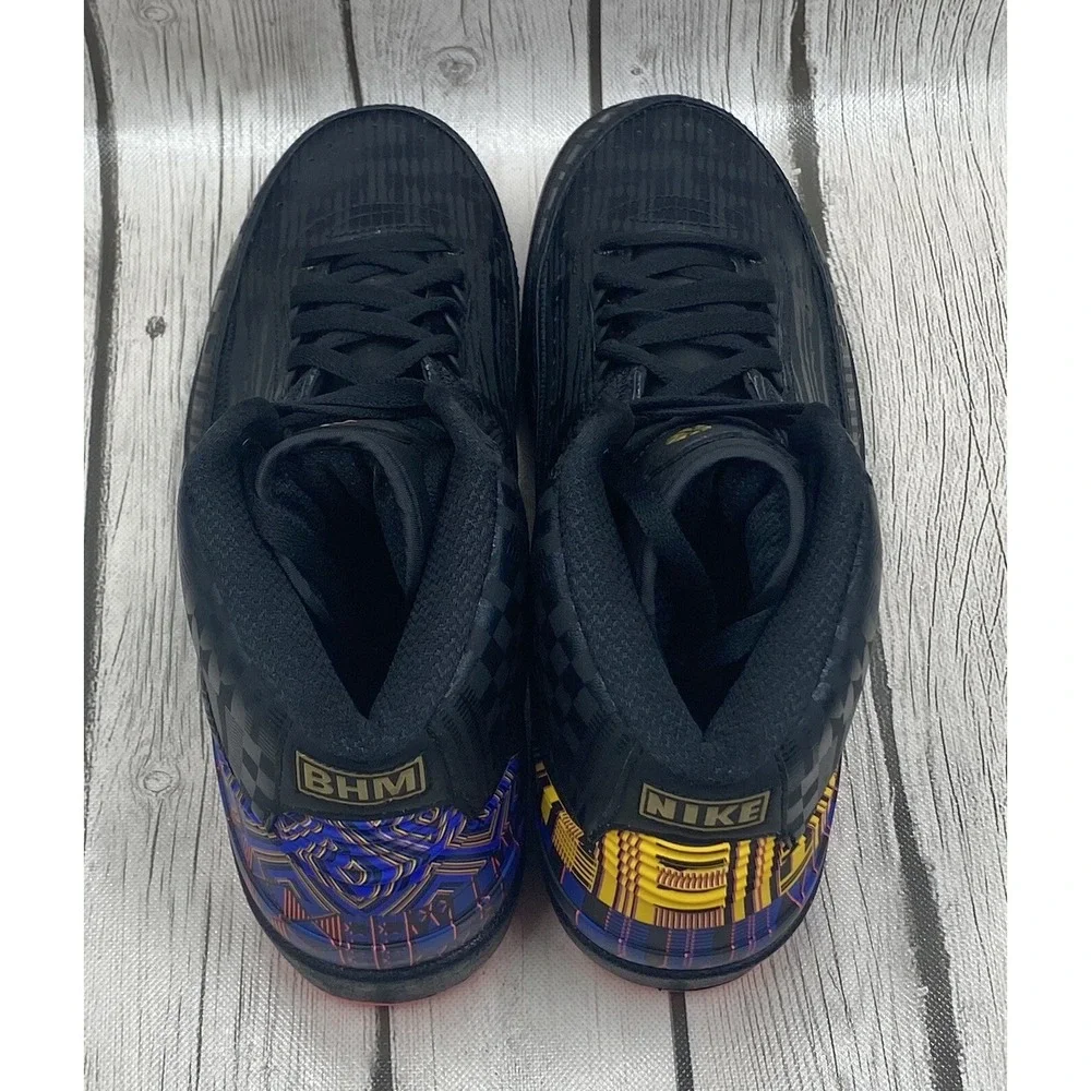 Nike‎ Air Jordan Retro 2 Black History Month 2019 Size 11 BQ7618 007